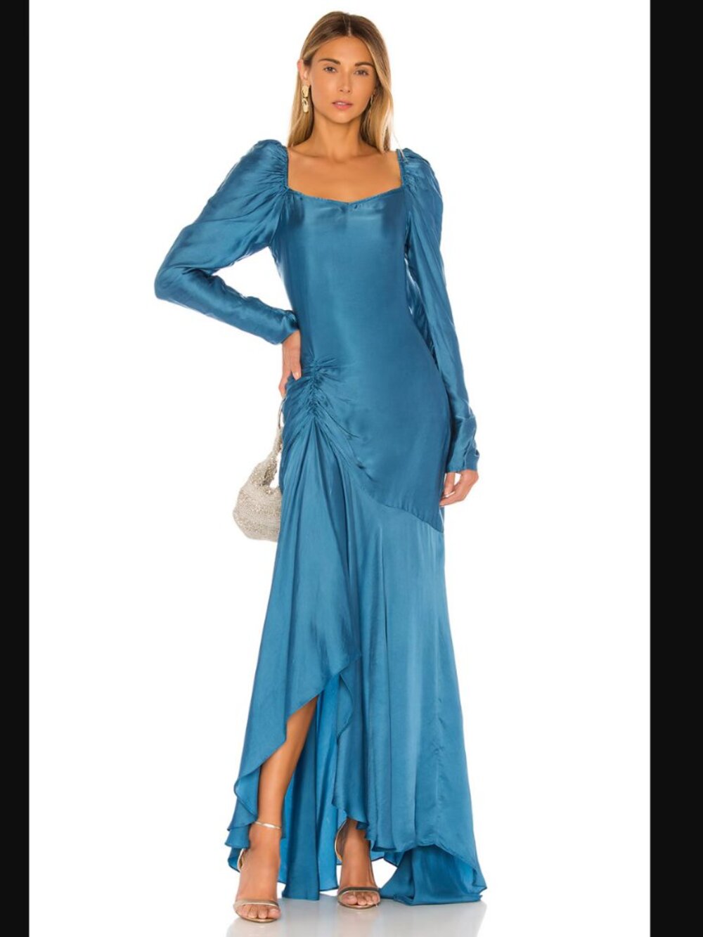 NWT ROCOCO SAND Poppy Gown in Dark Turquoise | Size S